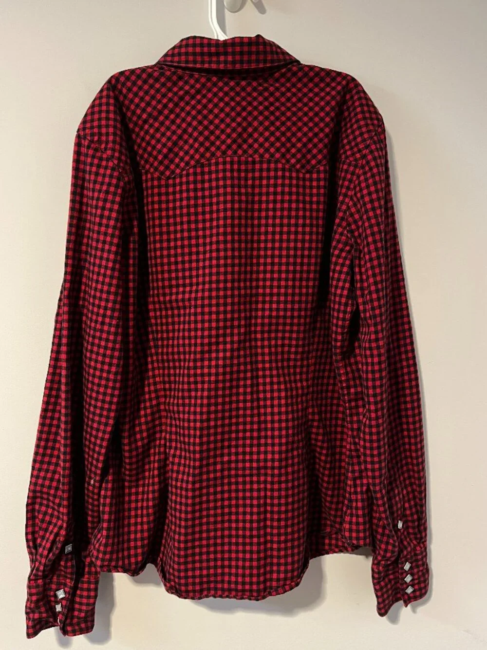 Ralph Lauren Plaid Western Shirt Girls 12 Pearl Snap Diamond Button Western Prep